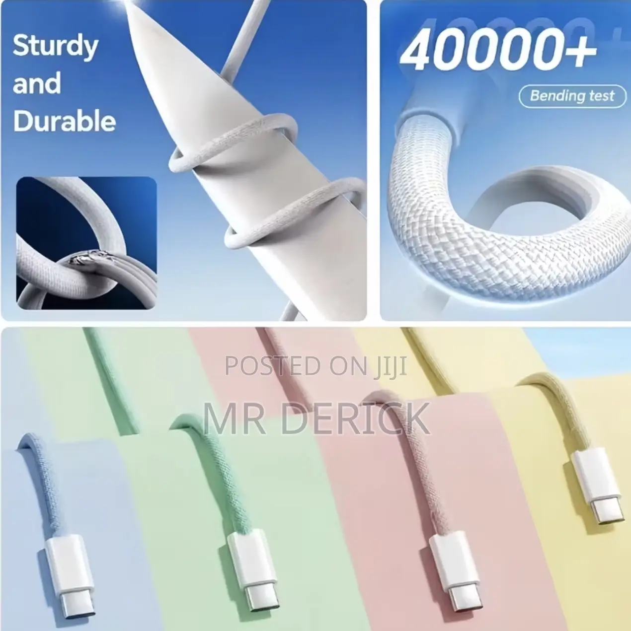 Original Fast Charging Type-C to Type-C Cable for iPhones
