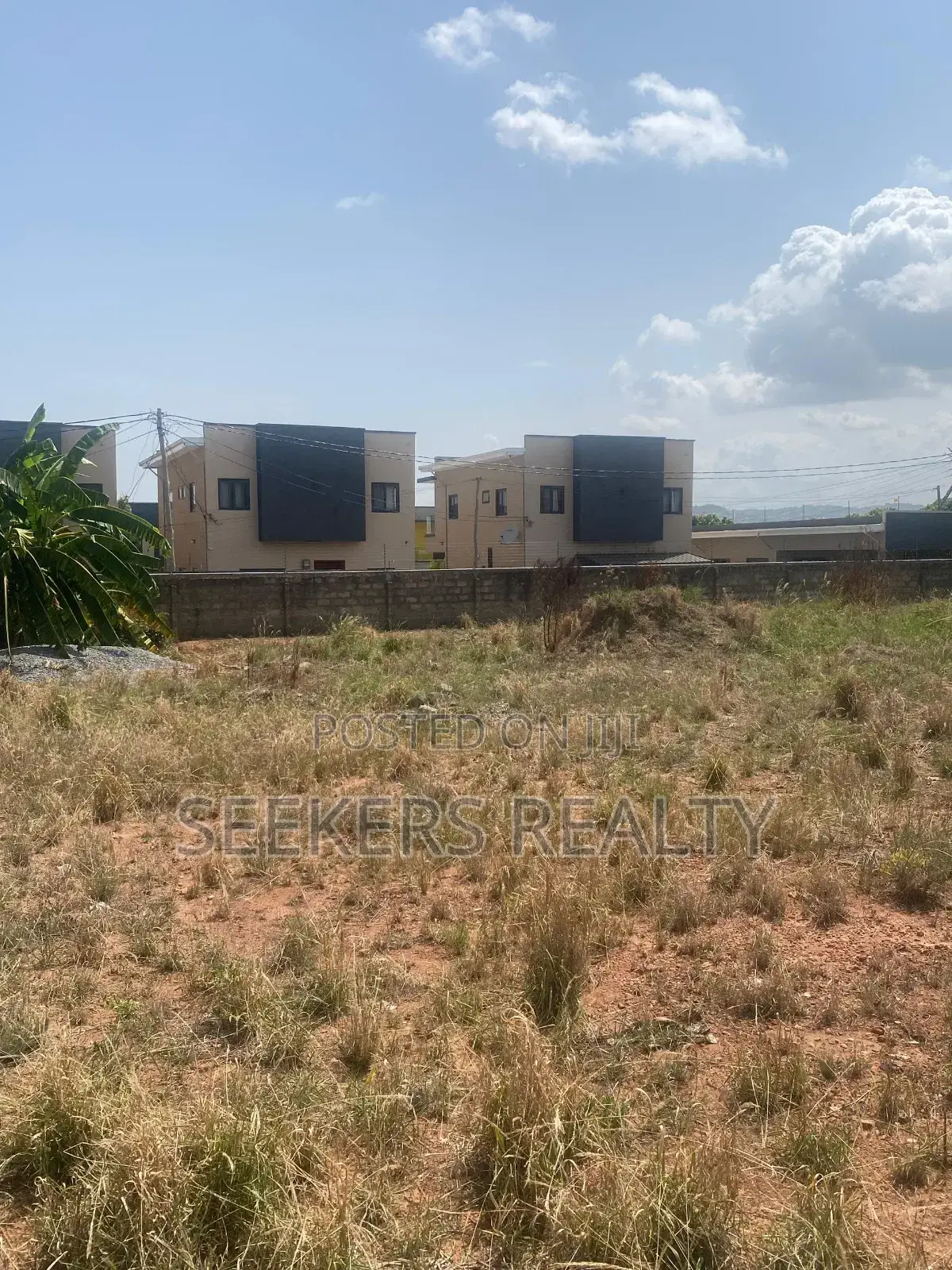 Roadside Land Walled and Gated 3 Plots of Land