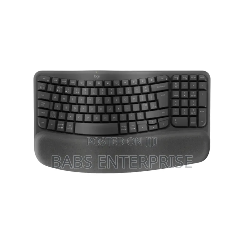 Logitech Wave Keys Wireless Ergonomic Keyboard – Graphite