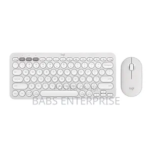 Logitech Pebble 2 Combo Wireless Keyboard and Mouse – White