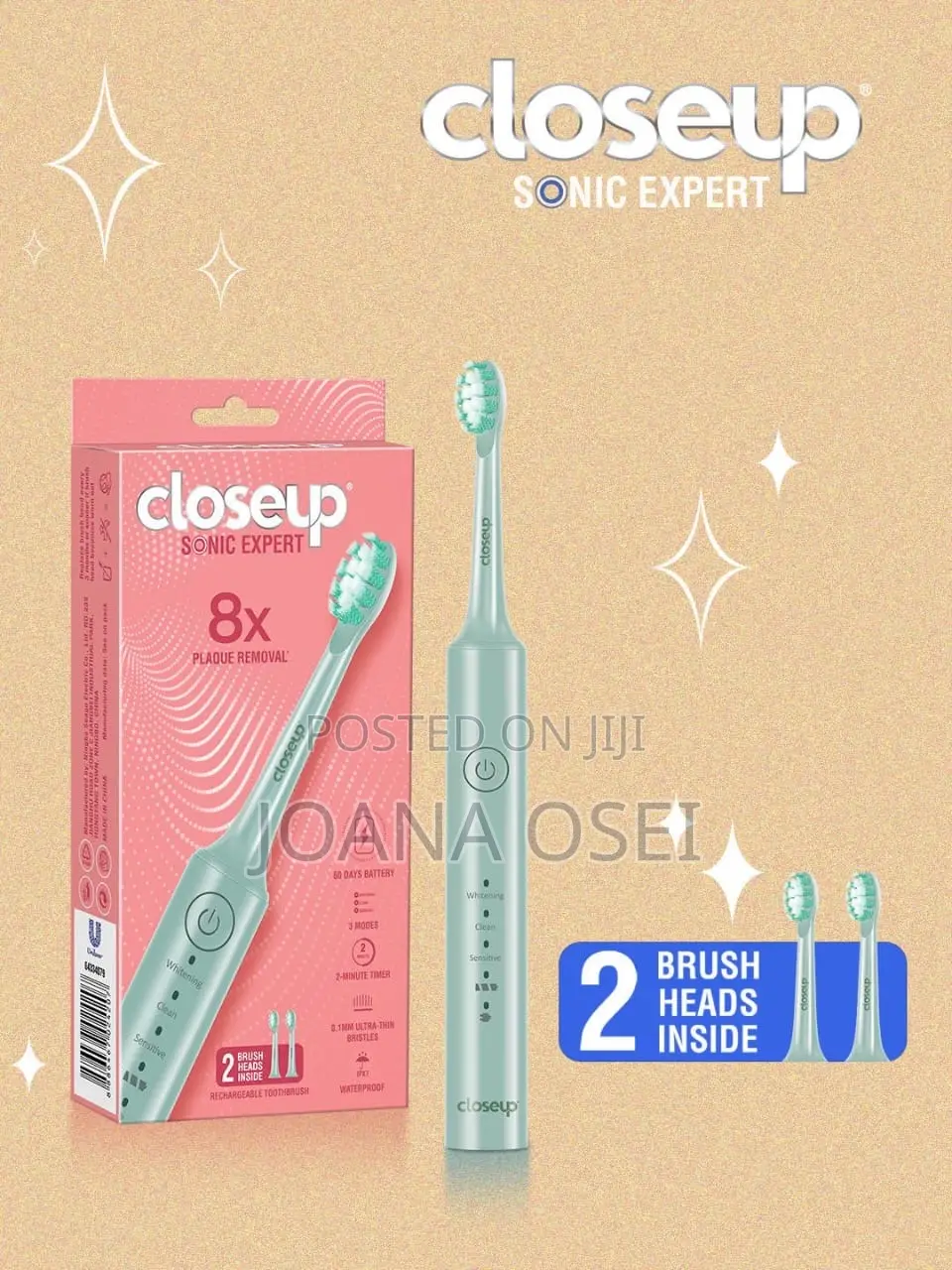 Close Up Electric Toothbrush