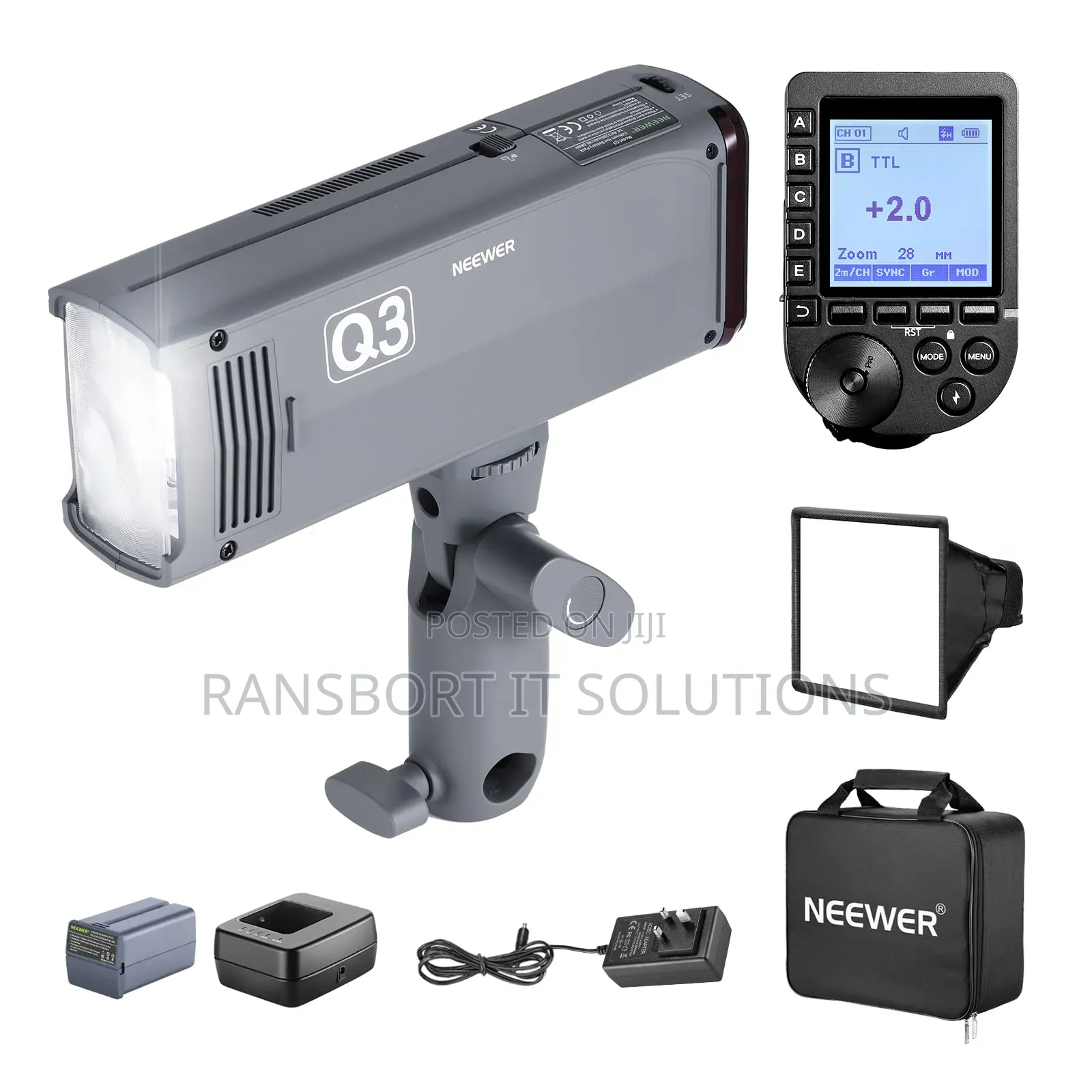 Neewer Q3 Flash Strobe Light With Qpro-C Trigger Outdoor Photography