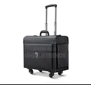 Leather Flight Trolley Case (Pilot Suitcases)