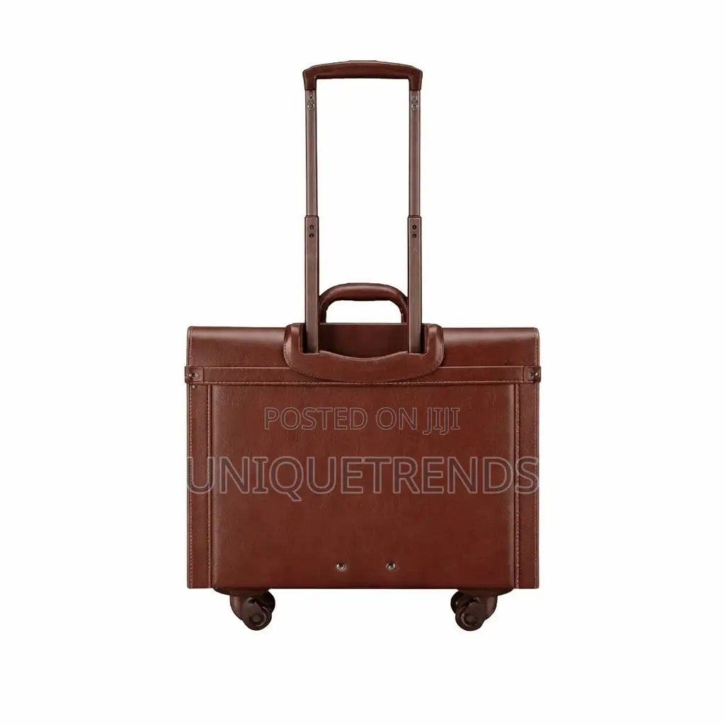 Leather Flight Trolley Case (Pilot Suitcases)