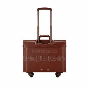 Leather Flight Trolley Case (Pilot Suitcases)