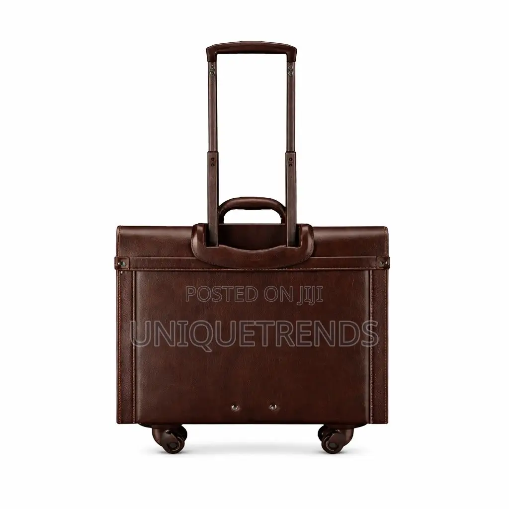 Leather Flight Trolley Case (Pilot Suitcases)