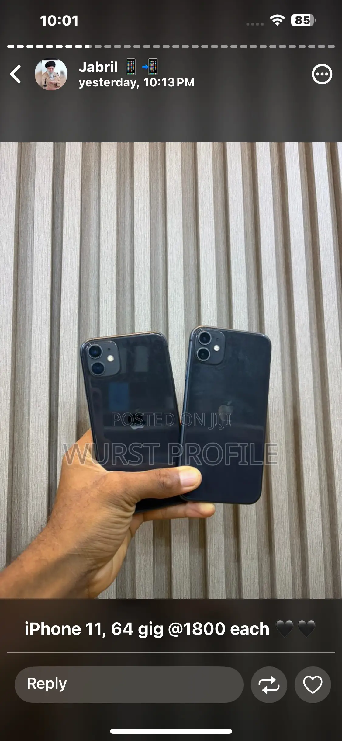 Apple iPhone 11 128 GB Black