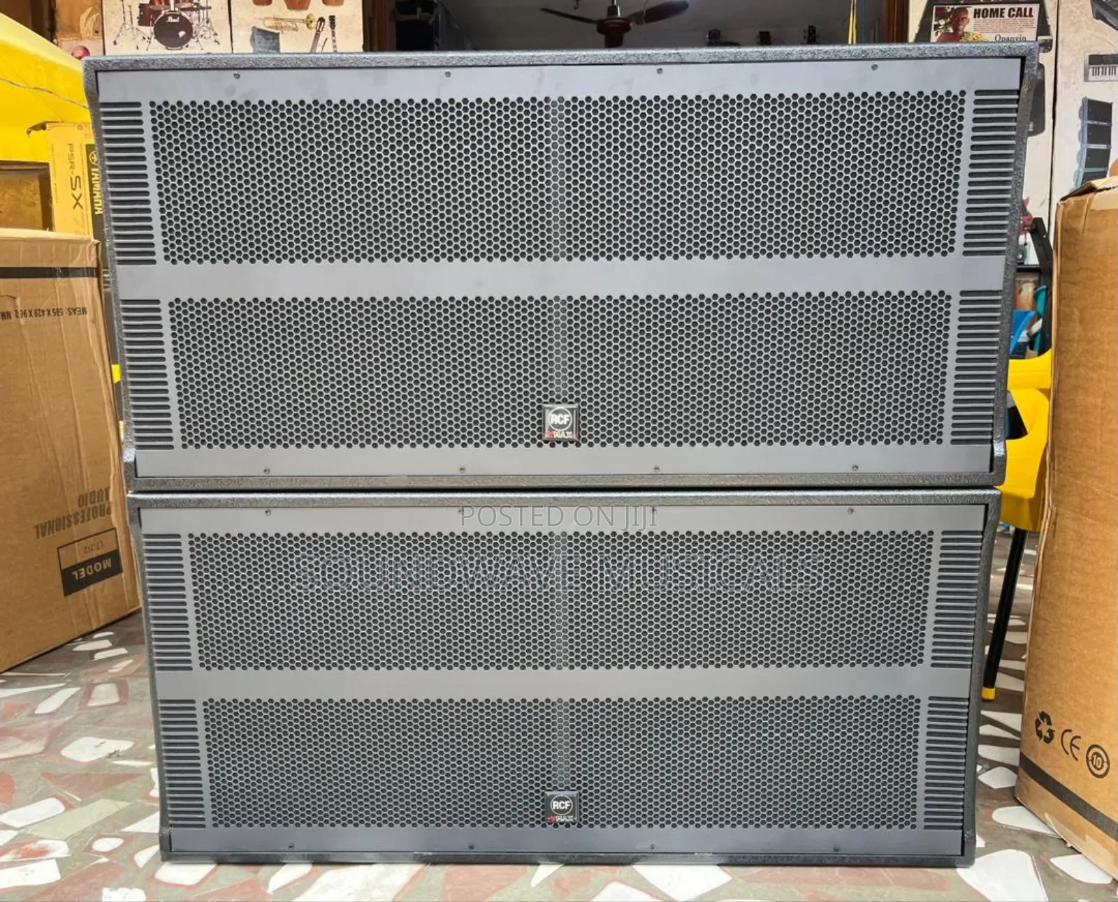 Rcf Bass Speaker, Arrays And Amplifier Set