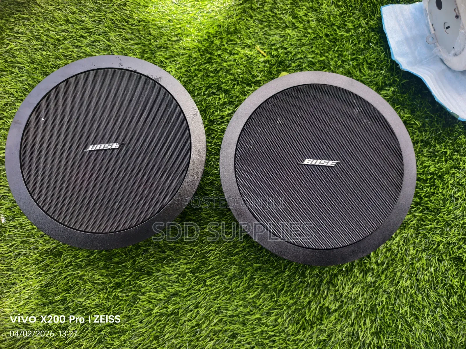 A Pair of Bose Ceiling Speaker Ds40f Black Color