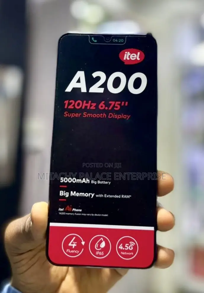 New Itel A200+ 128 GB Blue
