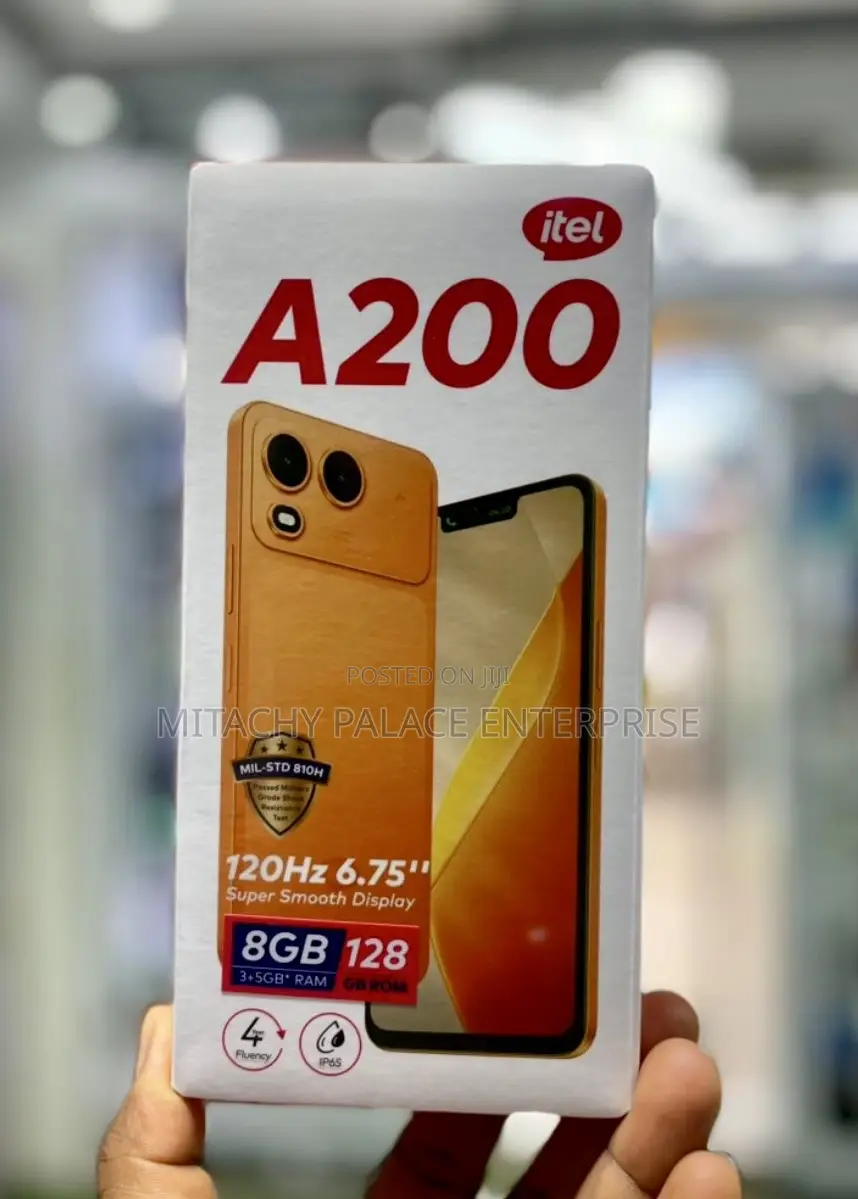 New Itel A200+ 128 GB Blue