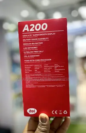 New Itel A200+ 128 GB Blue