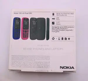 New Nokia 105 4G Blue