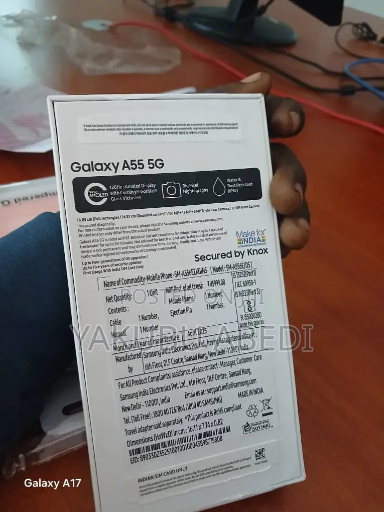New Samsung Galaxy A55 256 GB Black