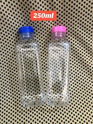 Sobolo, Drinking Water, Honey Transparent Plastic Bottles With Caps