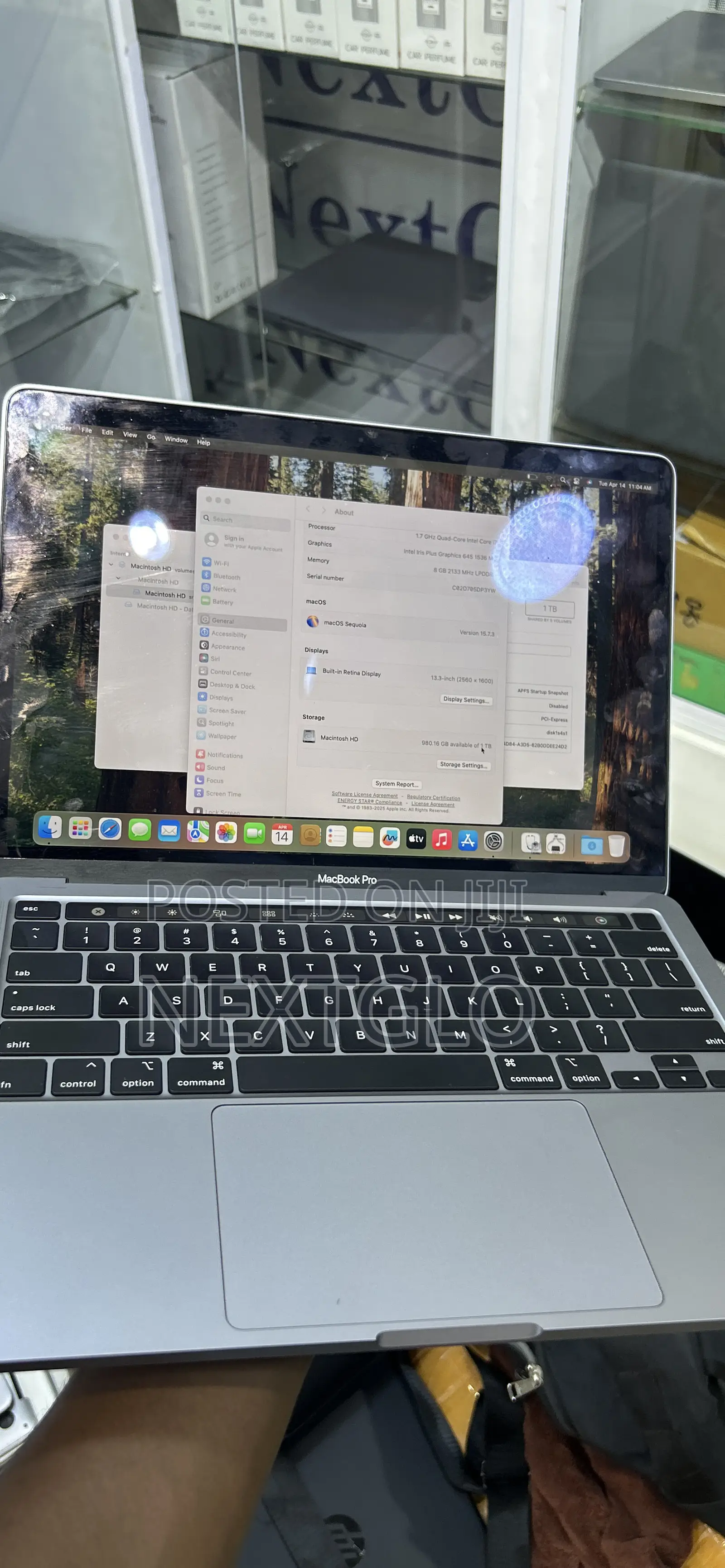 Laptop Apple MacBook Pro 8GB Intel Core i7 SSD 256GB