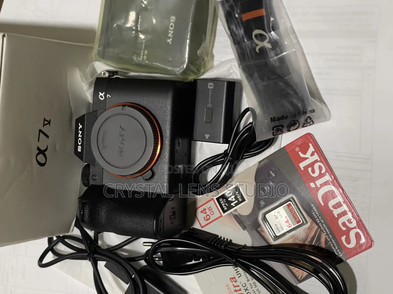 Brand New Sony A7 v With Battery, Charger,Strap
