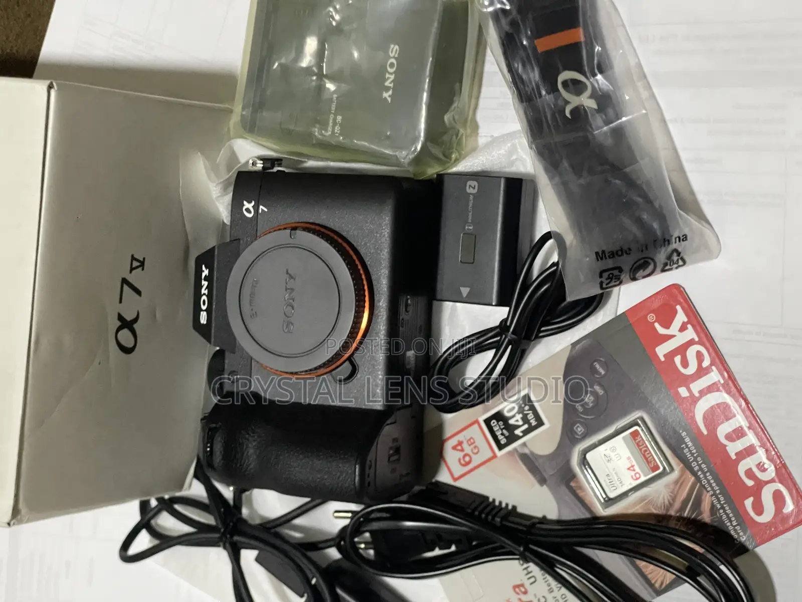Brand New Sony A7 v With Battery, Charger,Strap