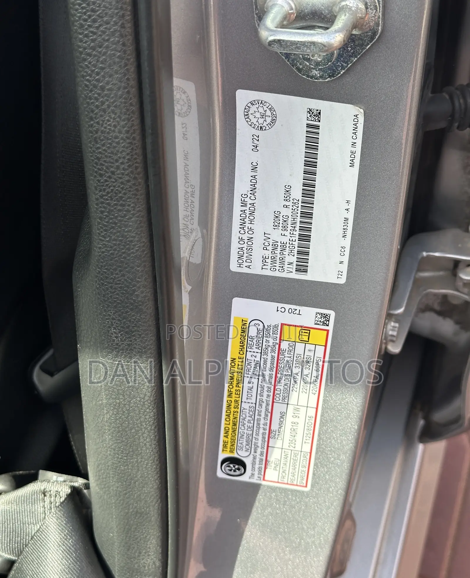 Honda Civic Touring 2022 Silver
