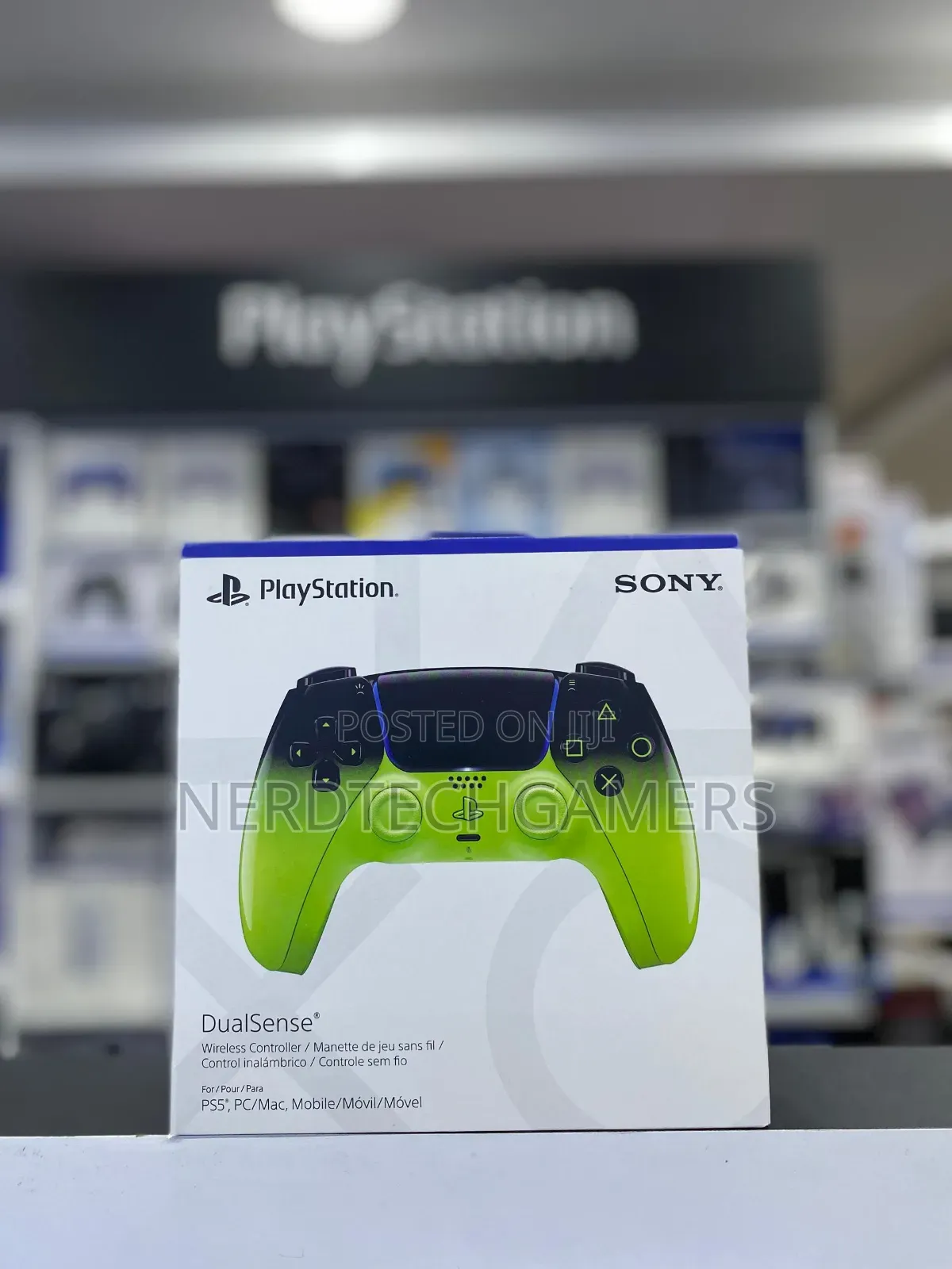 Ps5 Dualsense Remix Green Controller