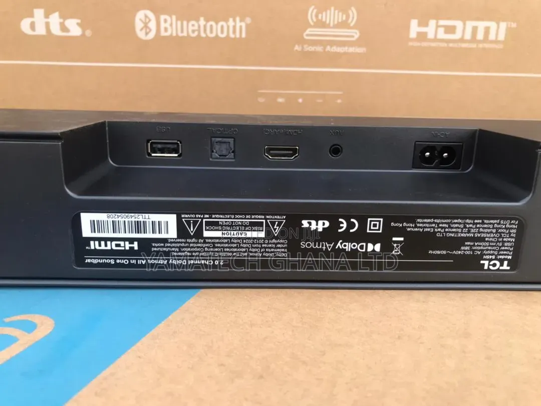 Powerful Brand New TCL Bluetooth 2.0ch Soundbar