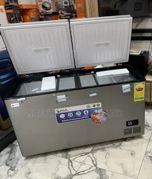 Newest Version Pearl PCF-5310-6f 458l) Double-Door Chest Freezer