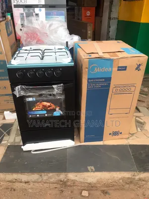 Quality Midea 50x50cm 4 Powerful Burner Gas Stove With Oven
