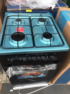 Quality Midea 50x50cm 4 Powerful Burner Gas Stove With Oven