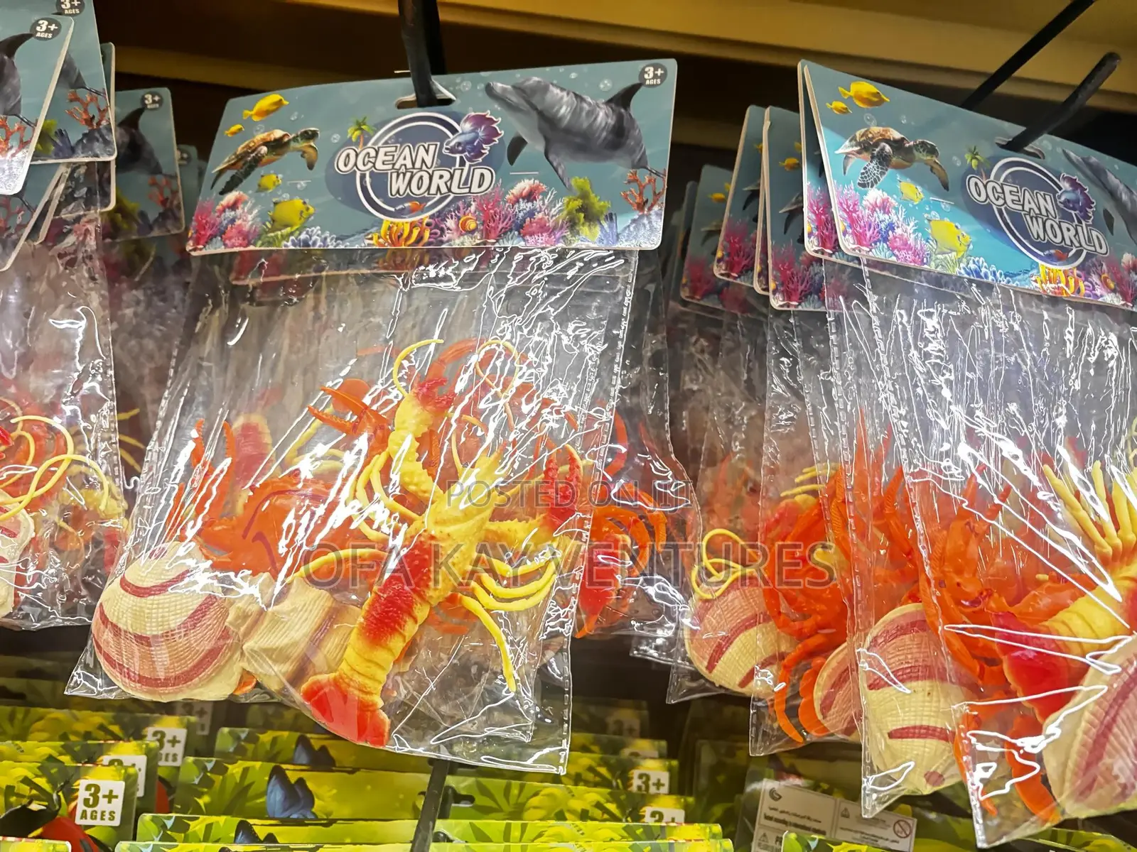Aquatic Toy Animals , Fishes and Lobsters
