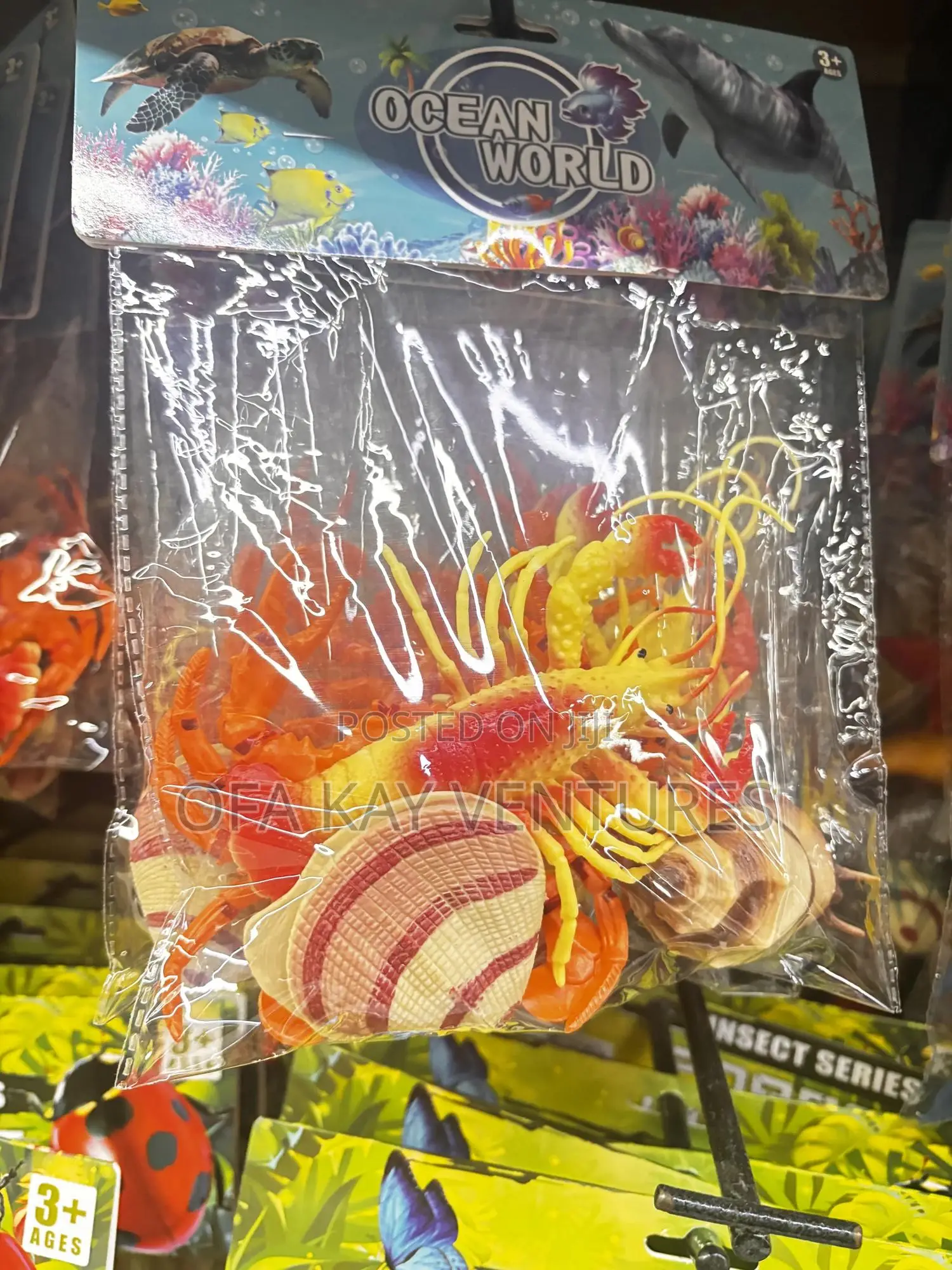Aquatic Toy Animals , Fishes and Lobsters