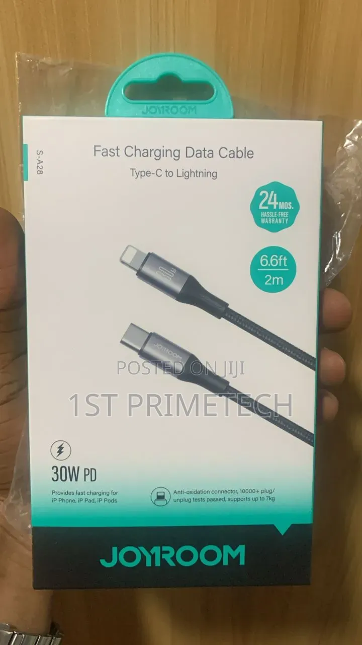 Joyroom 2 Meter Type C to Lightning Cable