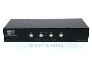 Tripp Lite 4-Port Displayport KVM Switch With Audio Usb 3.0 Hub