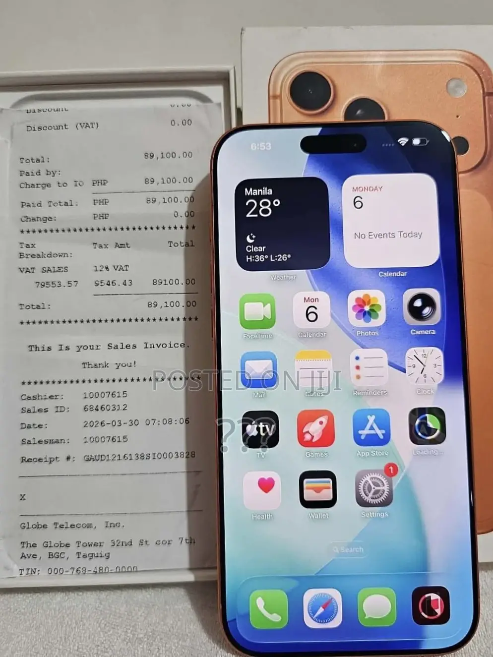 Apple iPhone 17 Pro Max 256 GB Orange