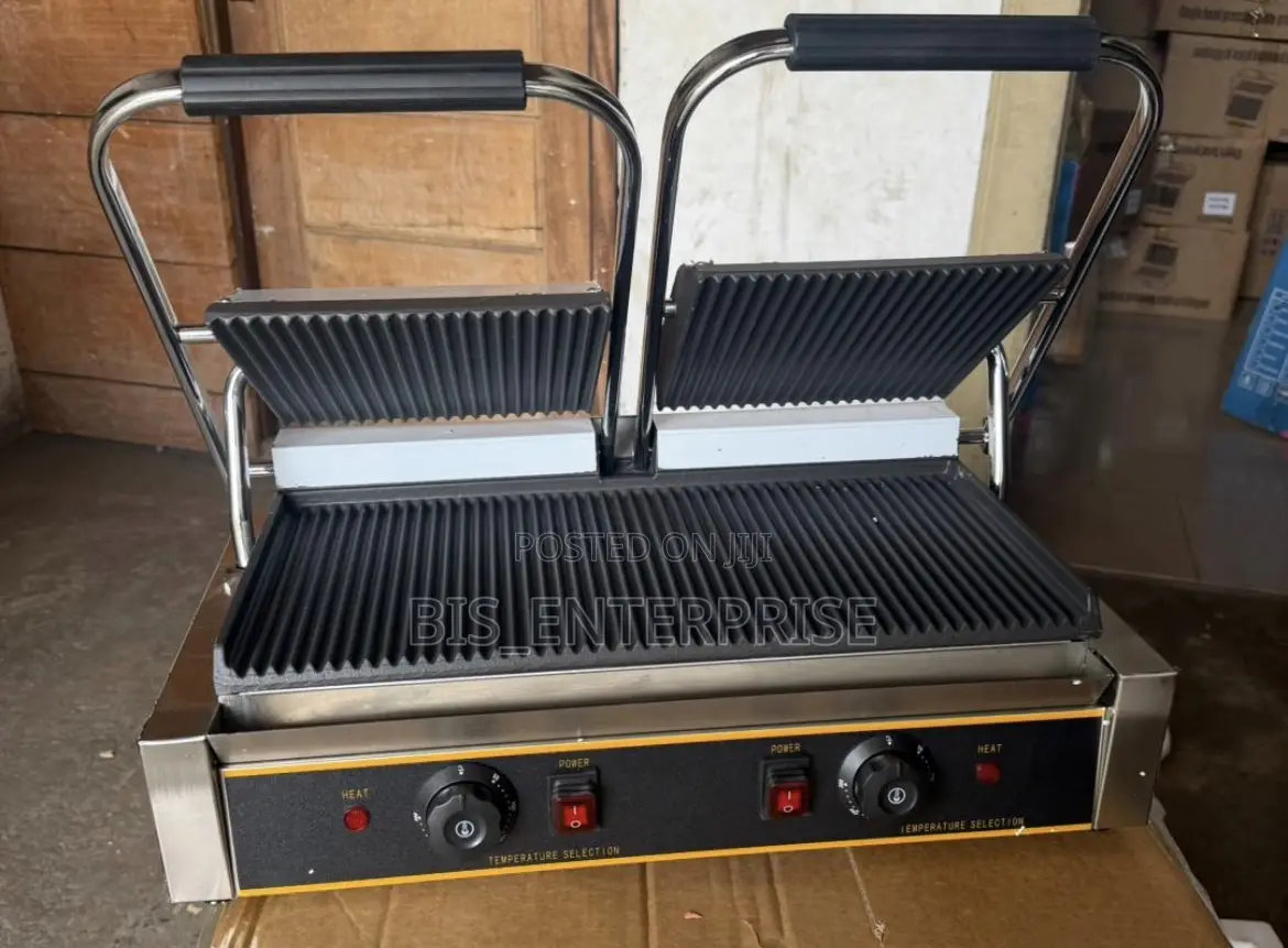 Commercial Press Grill Double