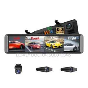 360° Ultra Hd 4-channel Panoramic Monitor Car Dvr With Adas Bsd