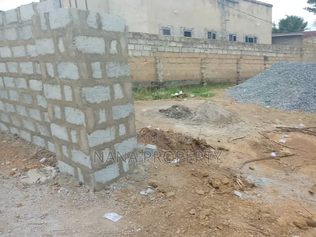 Half Plot of Land for Sale and Is Well Secured With Fence