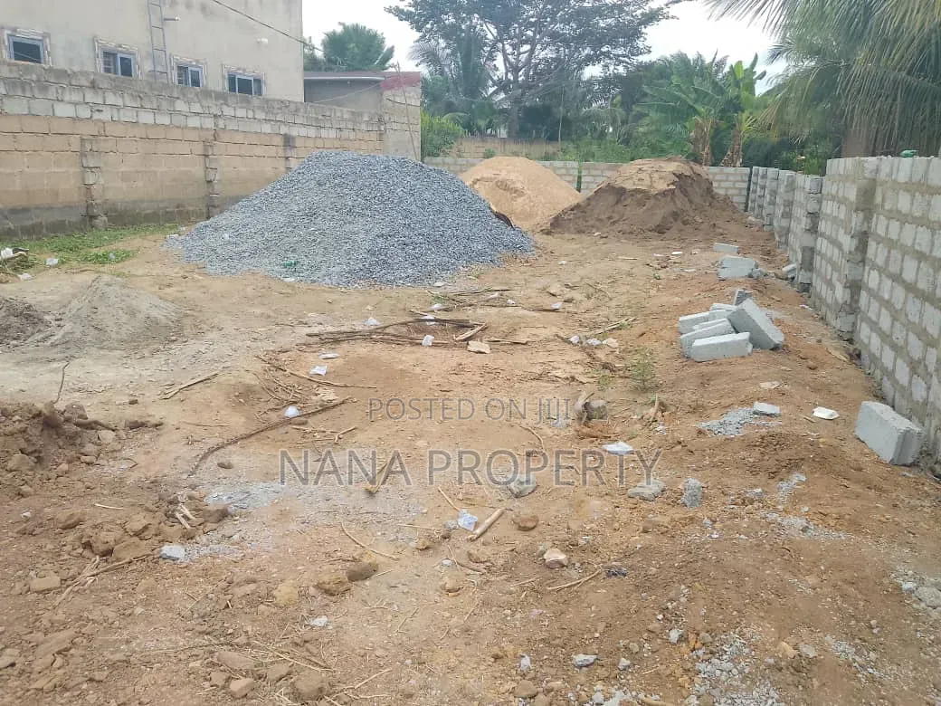 Half Plot of Land for Sale and Is Well Secured With Fence