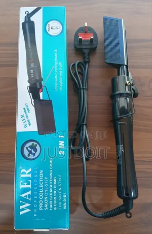 Waer Professional Hot Comb With Curler.