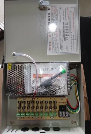 9ch CCTV Cameras Power Supply Metal 12v 9a