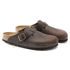 Birkenstock Boston Og Coffee Brown Leather