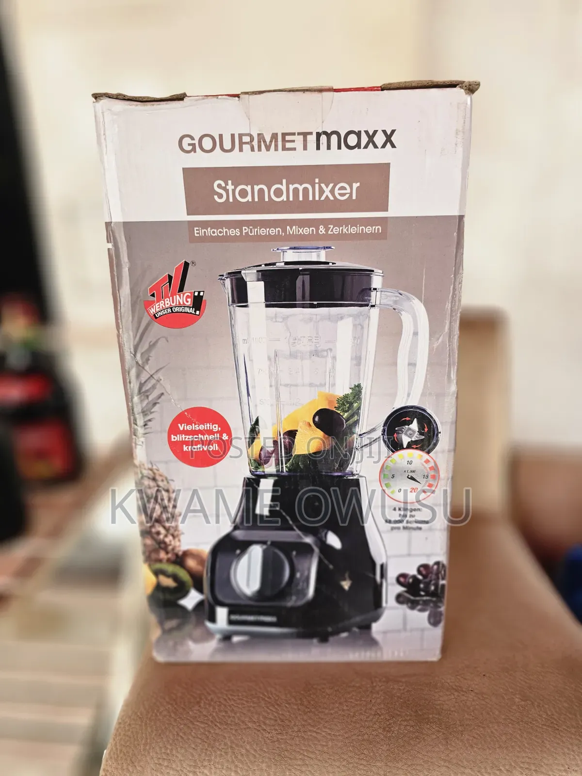 Gourmetmaxx Standmixer Blender 1l