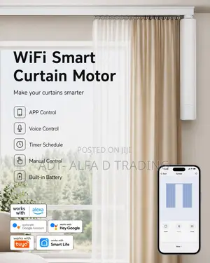 Wifi Smart Curtains Motor With 5.2 Meter Rail Track