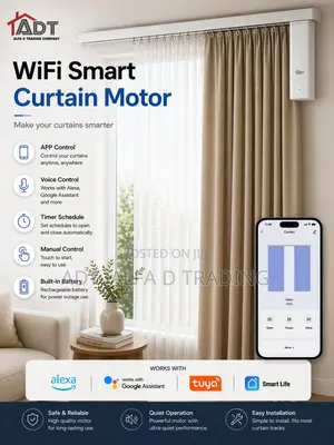 Smart Curtains Motor With 7.2 Meter Rail Track