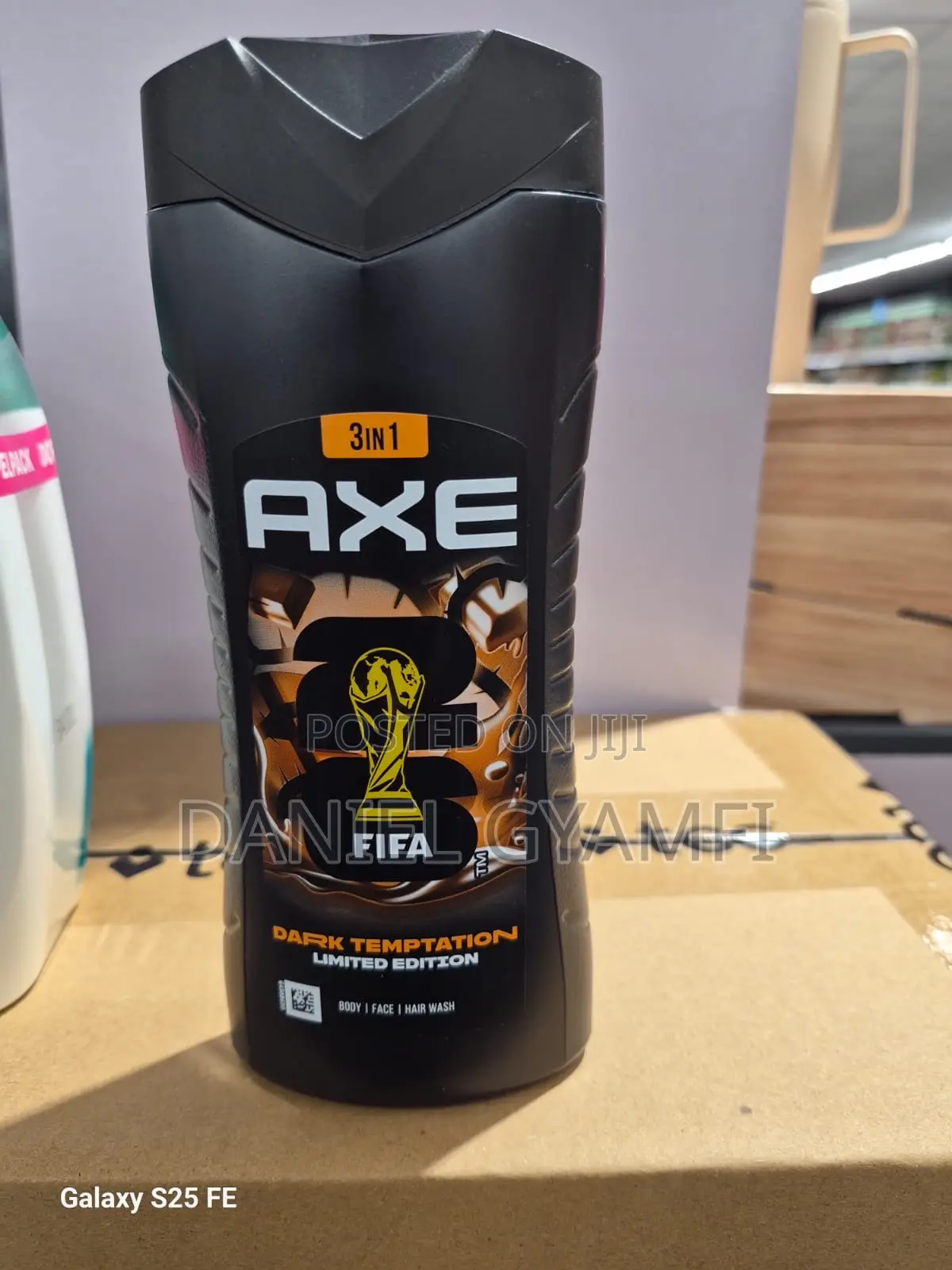 Axe 3-in-1body Wash Imported From Germany(Alaska /Black /Fifa Edition)