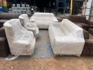 Royal Comfort Sofa Set, With a Beautiful Golden Designs