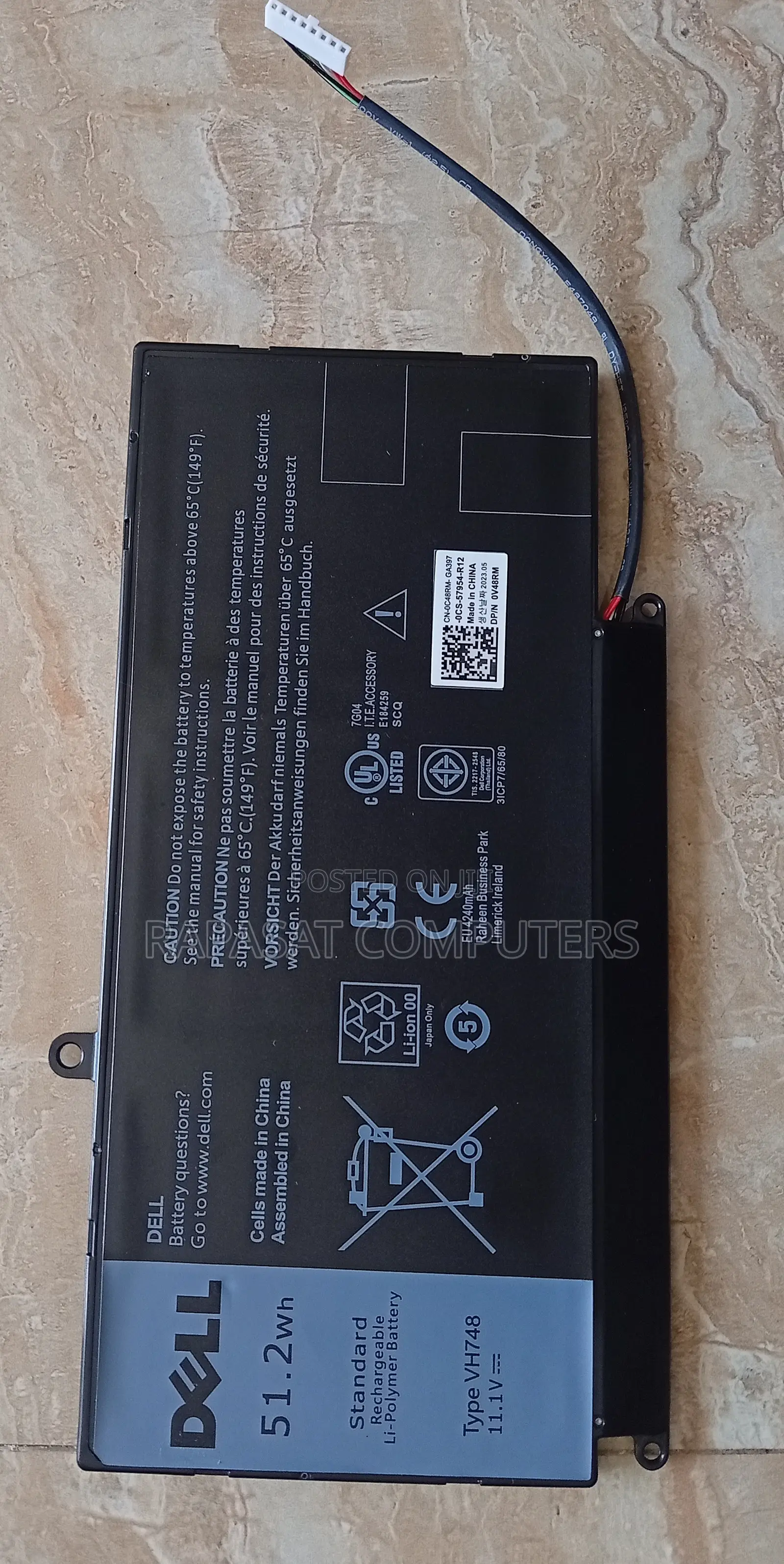 Dell Vh748 Battery