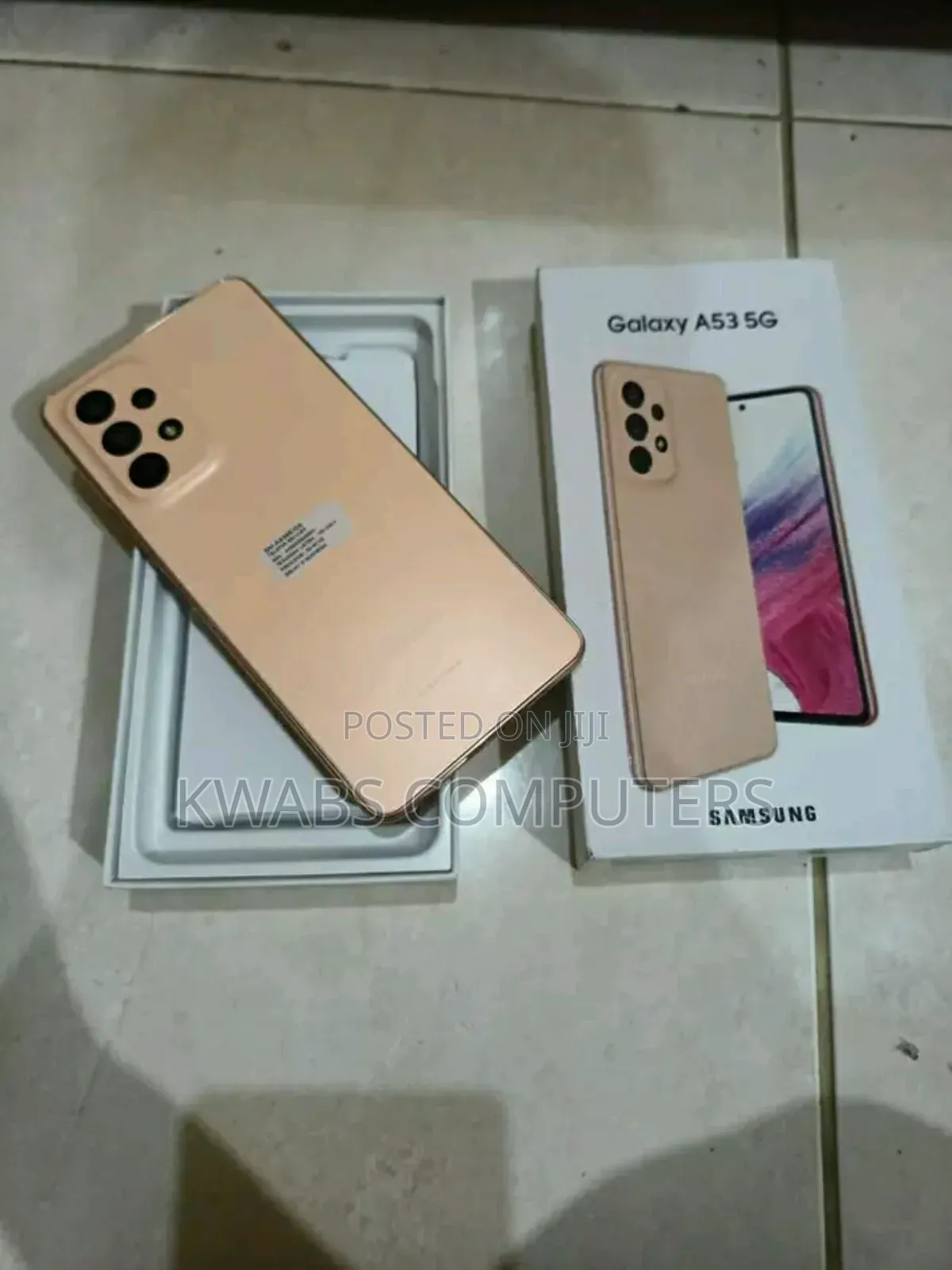New Samsung Galaxy A53 5G 256 GB Gold