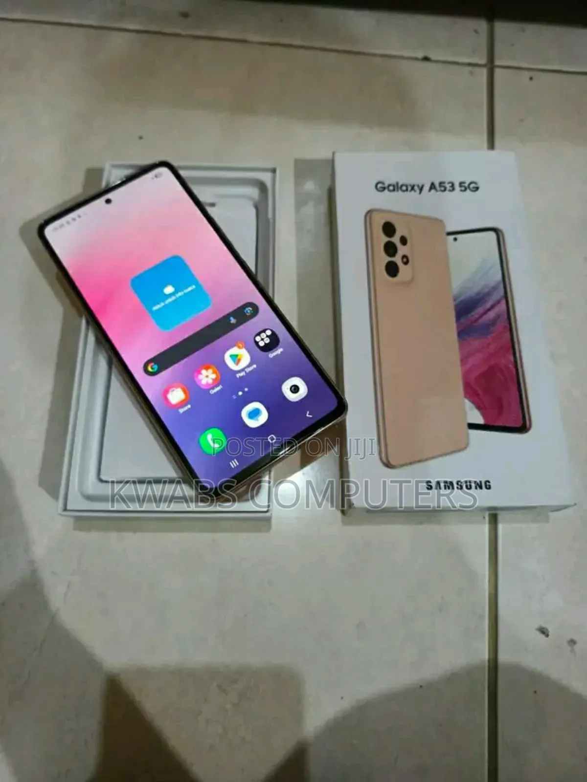 New Samsung Galaxy A53 5G 256 GB Gold