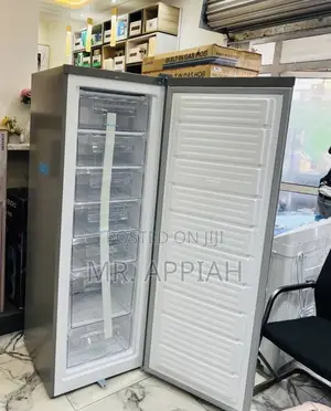 Upright Standing Nasco Nasd1-33 Freezer(Gray)242liters