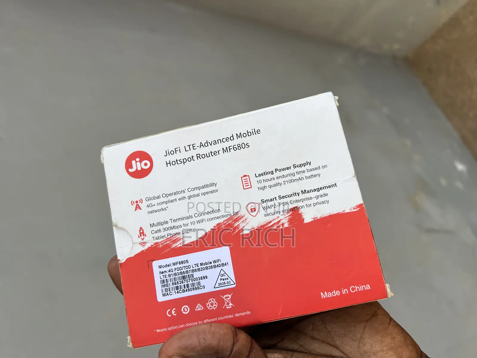 Jio Mifi Almost New